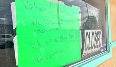 A sign outside of Rolando's Super Tacos on San Antonio's Southside. 