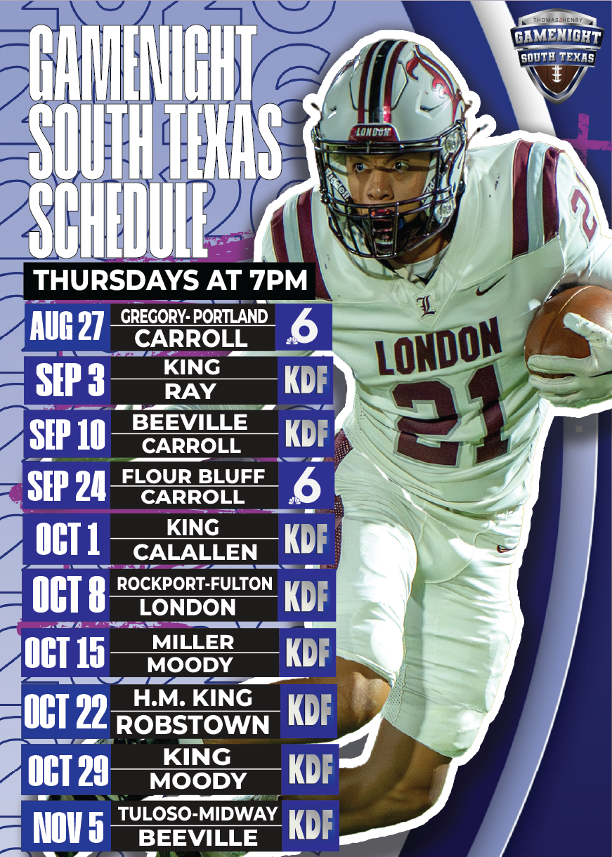 Game Night South Texas 2026 schedule features 10 games