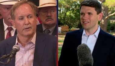 Paxton calls Talarico 'anti-law enforcement' at Fort Worth campaign event