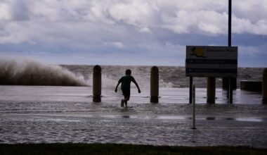 Tropical Storm Bertha strikes Gulf Coast near the Texas-Louisiana line in second landfall