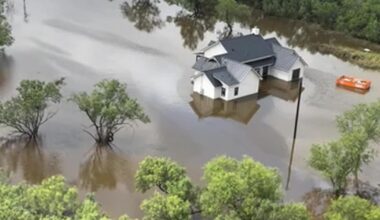 Gov. Abbott surveys air view of devastating South Texas flooding