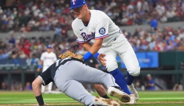Rangers place 3B Josh Jung on injured list with calf strain, recall INF Josh Smith