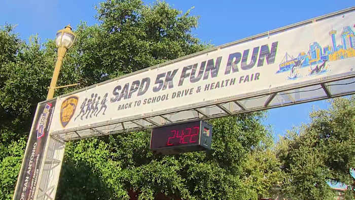 Fun run collects school supplies for Edgewood ISD students