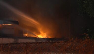 Firefighters battle 2-alarm fire at abandoned Houston school