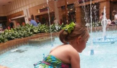 South Plains Mall's Old Fountains, Plants, And Warm Décor