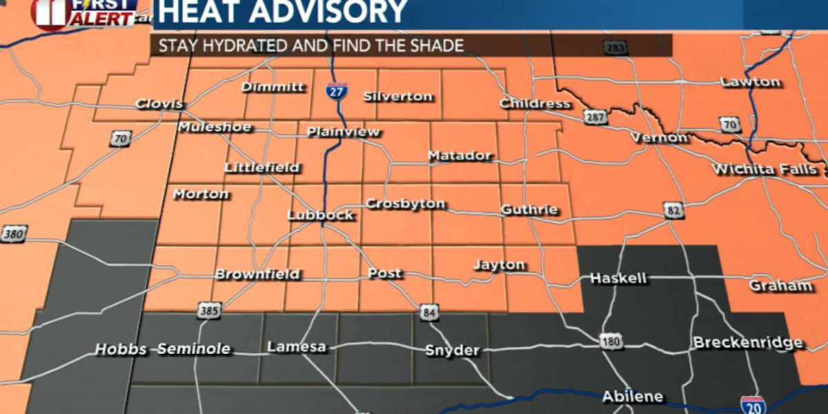 Scorching heat continues; heat advisory issued for Tuesday