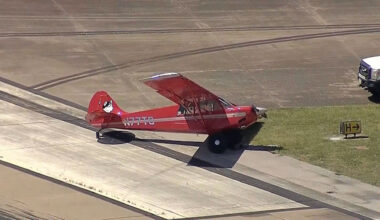 Plane veers off runway at Arlington Municipal Airport, officials say