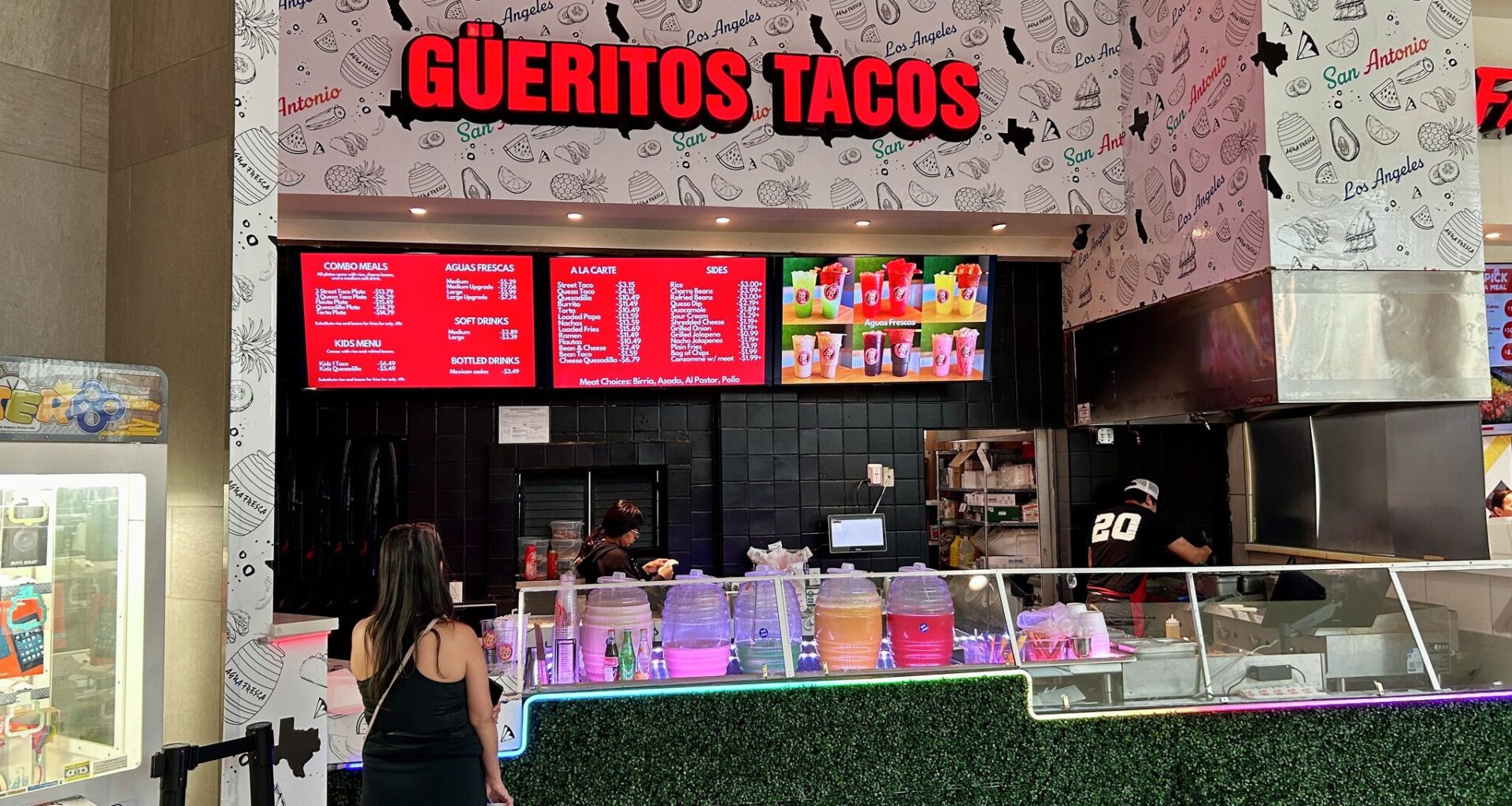 Guerito's Tacos at Ingram Park Mall.