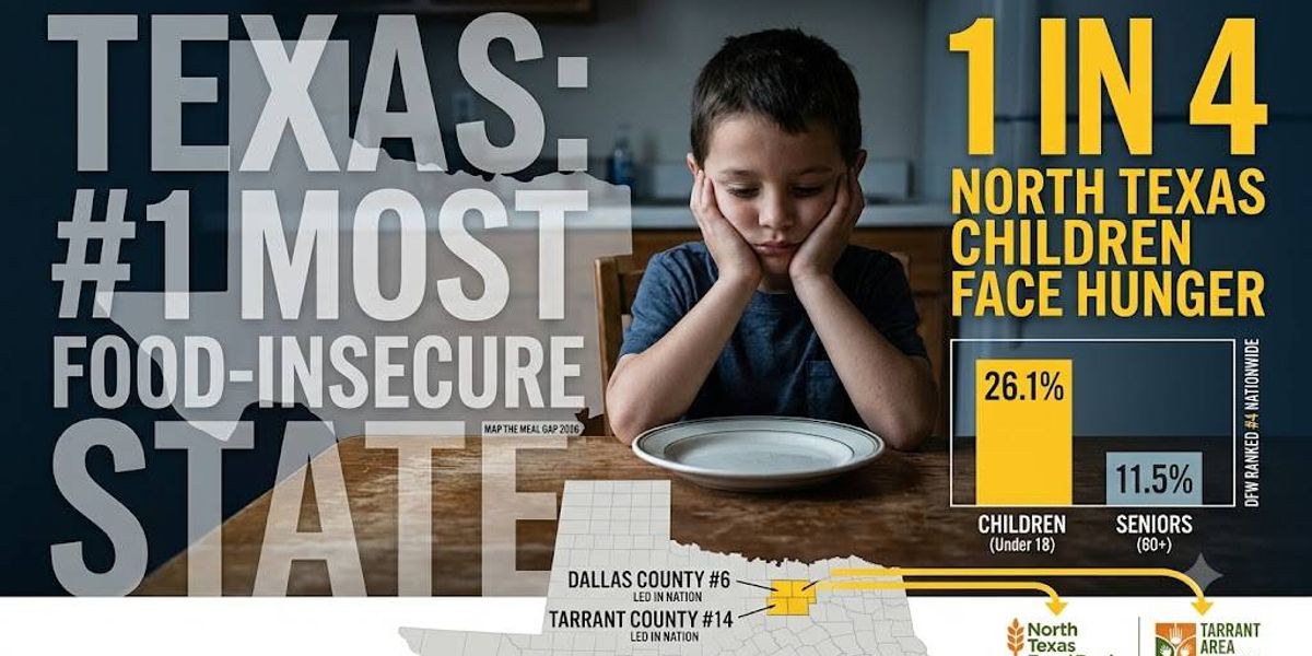 Texas leads nation in food insecurity