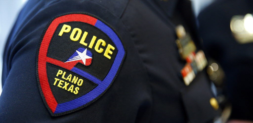 The Plano Police Department patch as pictured Thursday, March 2, 2017. (Tom Fox/The Dallas Morning News)