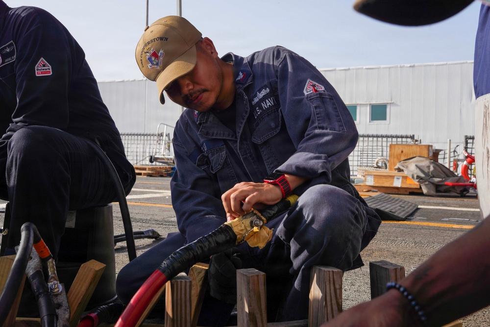 USS Cooperstown Conducts In-Port Operations at Corpus Christi, Texas.