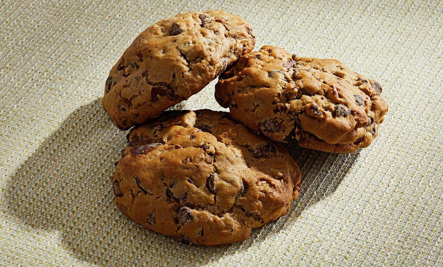 A view of cookies baked at Levain Bakery.