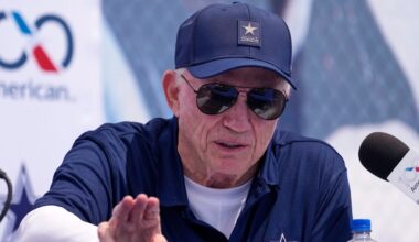 Jerry Jones and Dallas Cowboys arrive at training camp without off-field distractions