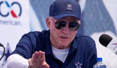 Jerry Jones and Dallas Cowboys arrive at training camp without off-field distractions