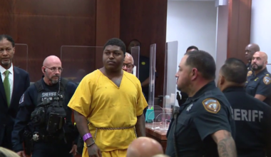 28-year-old accused officer killer back behind bars after posting a million-dollar bond