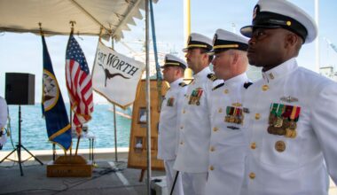 USS Fort Worth (LCS 3) Decommissioning Ceremony
