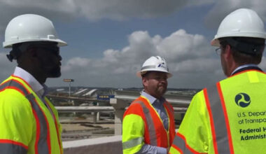 Federal highway chief tours San Antonio’s I-35 project as TxDOT pushes ahead on Loop 1604