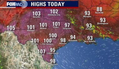 Houston weather: Summer heat sticks around Thursday, heat index in 100s