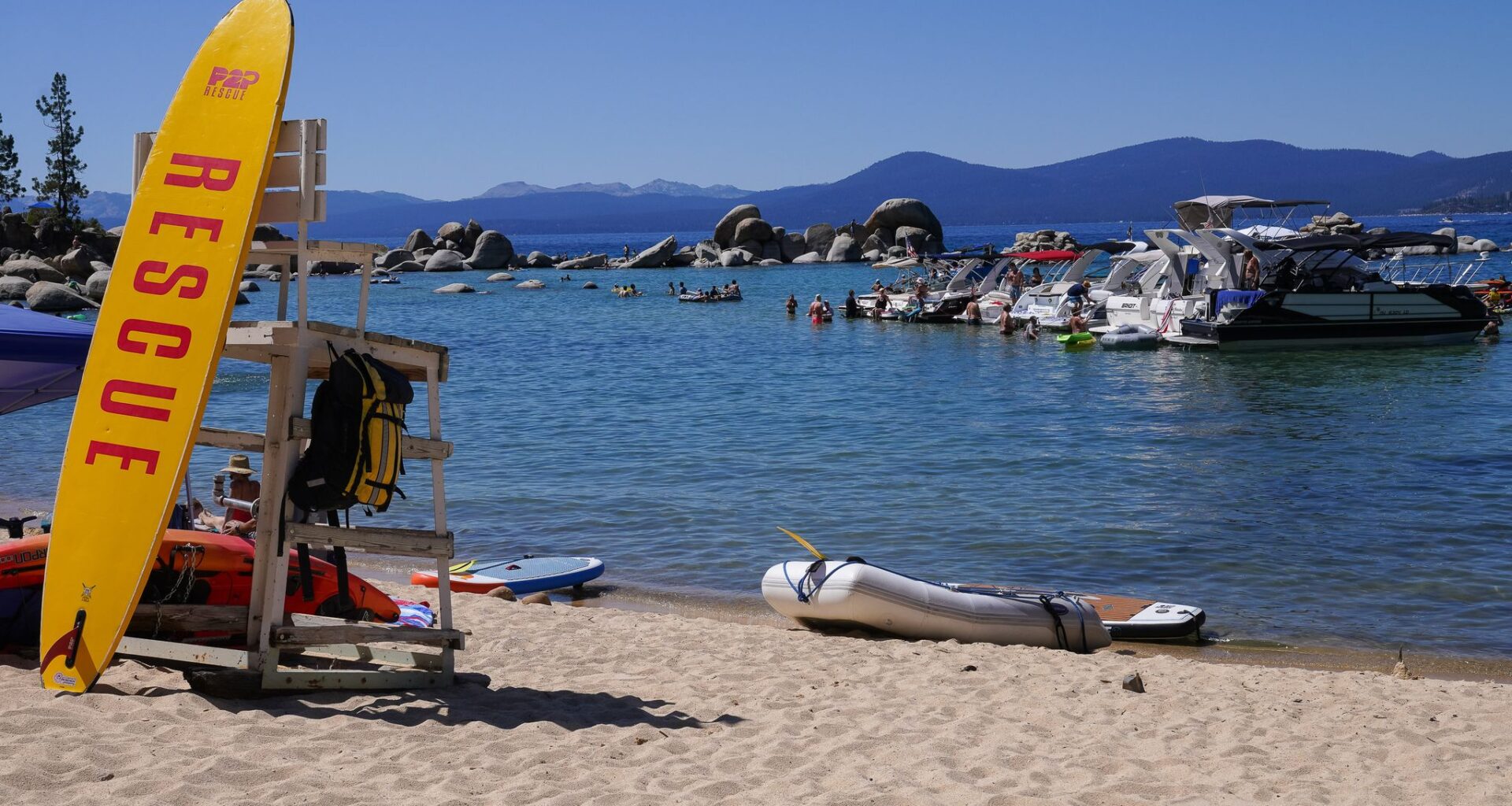 Amazon software engineer dies at popular Lake Tahoe beach