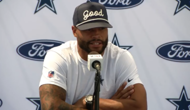 Dallas Cowboys Training Camp: Dak Prescott talks Super Bowl goals