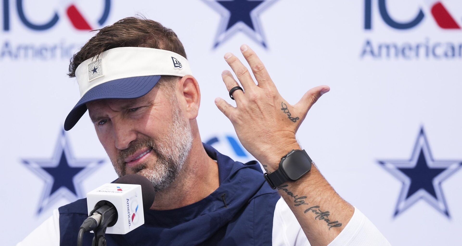 Schotty says Cowboys impressive, not perfect after first practice
