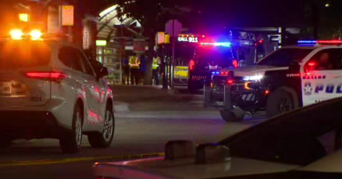 DART officer hit by stray bullet during South Dallas shooting, police say