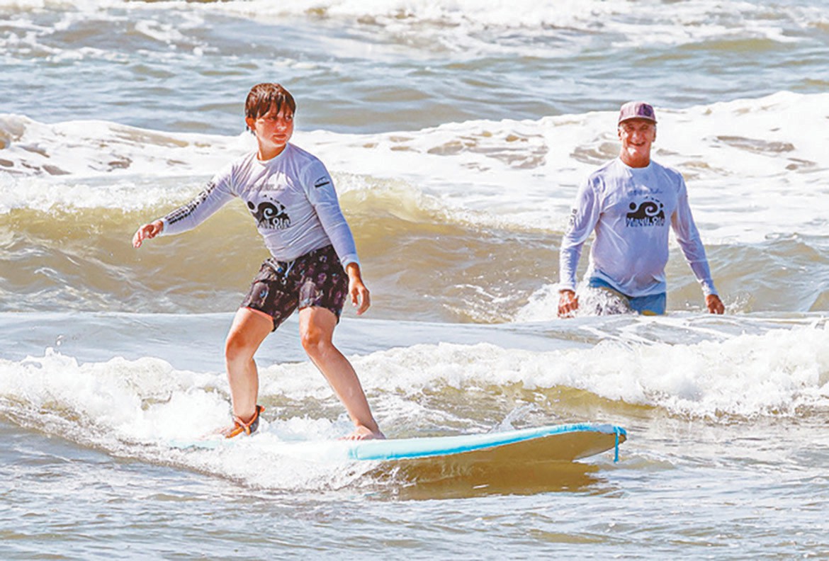 Surf experience - Port Aransas South Jetty