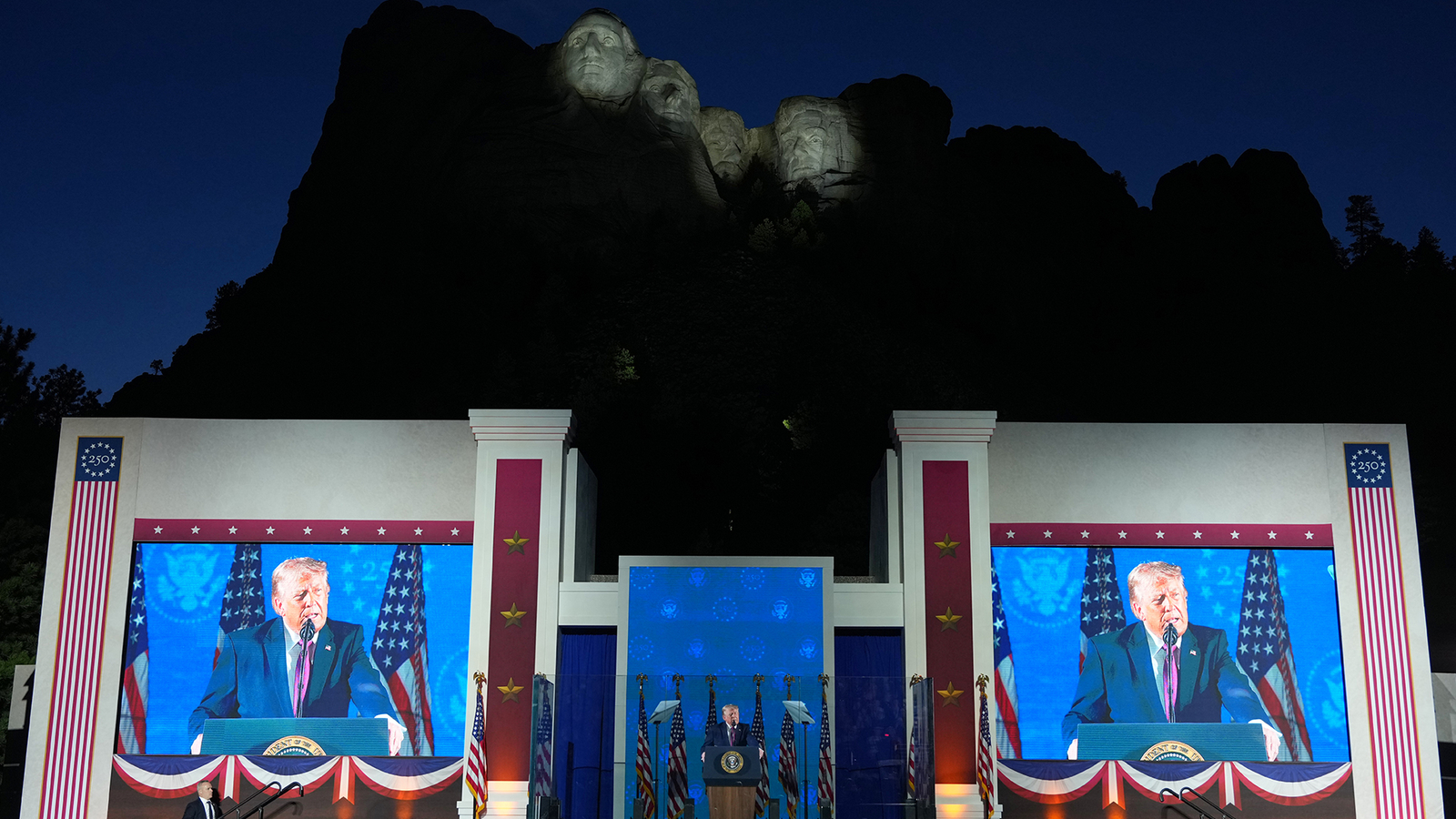 Trump kicks off America 250 celebrations with Mount Rushmore speech