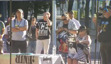 Fresno protesters demand answers in ICE shooting death of Texas father