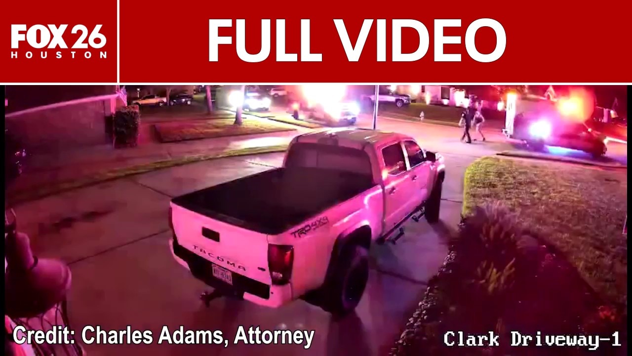 FULL VIDEO: Surveillance video captures Lake Jackson Officer-Involved Shooting
