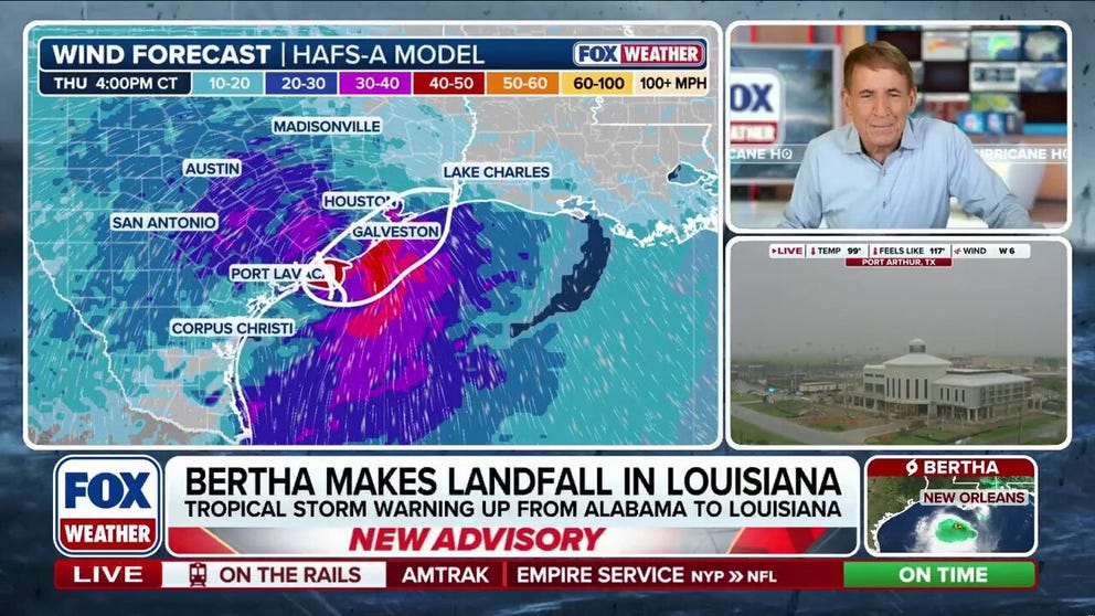 Tropical Storm Bertha could make second landfall in Texas | Latest Weather Clips