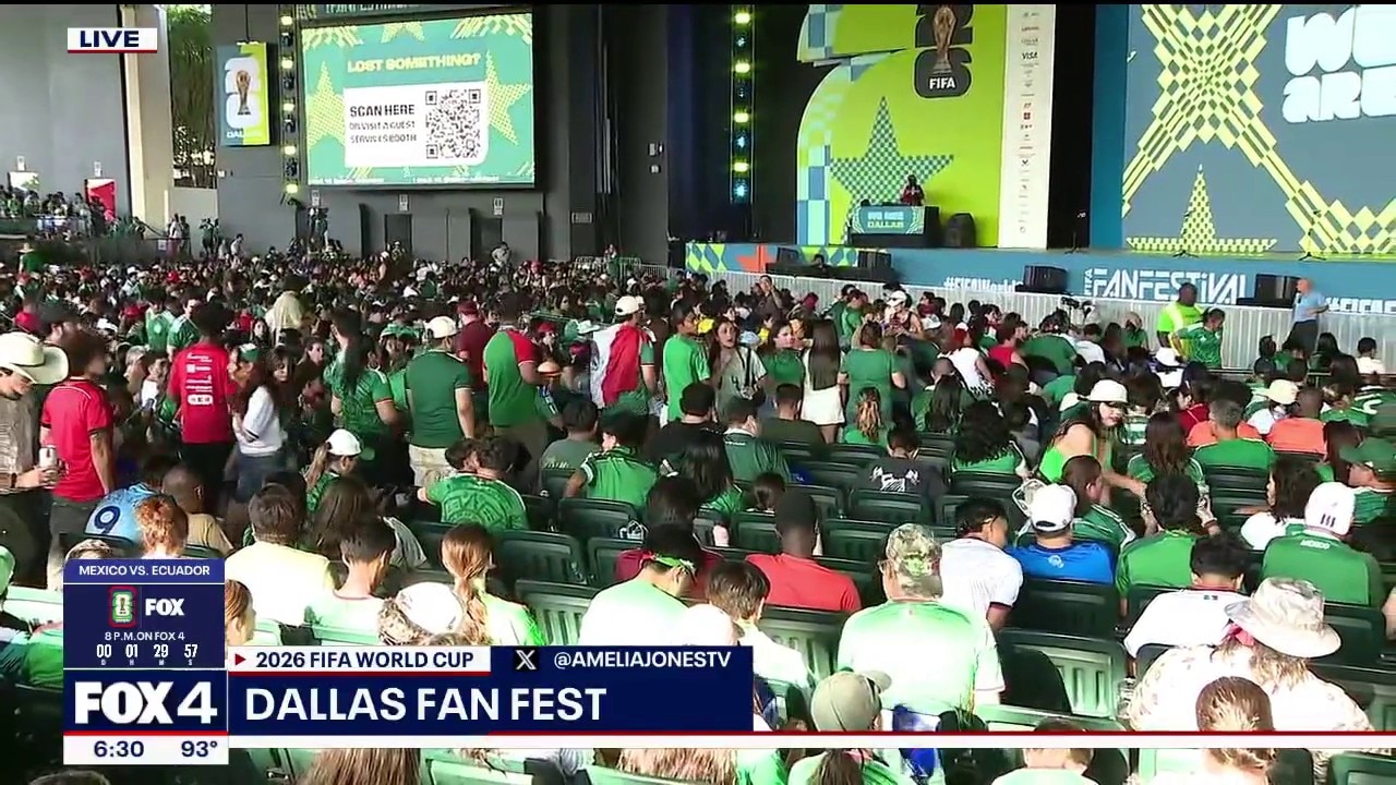 Another huge FIFA Fan Fest crowd for Mexico vs. Ecuador