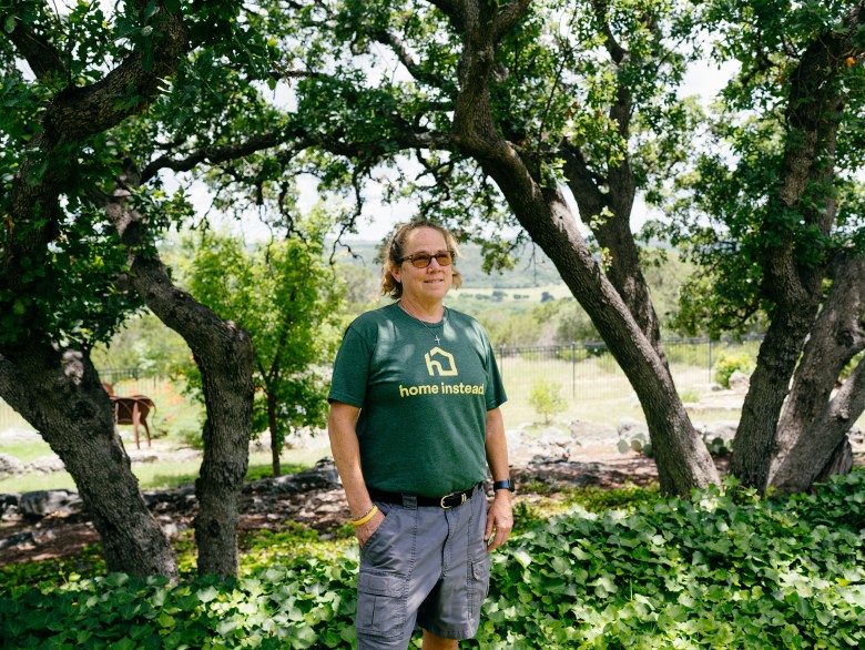 Michelle McGuire, a survivor of the Kerr County flood on July 4, 2025, in Hunt, Texas on June 12, 2026.