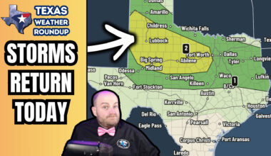 Thunderstorms Return to Texas Today With Wind and Hail Threat