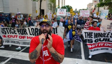 Hundreds in Houston protest ICE killing of Lorenzo Salgado Araujo