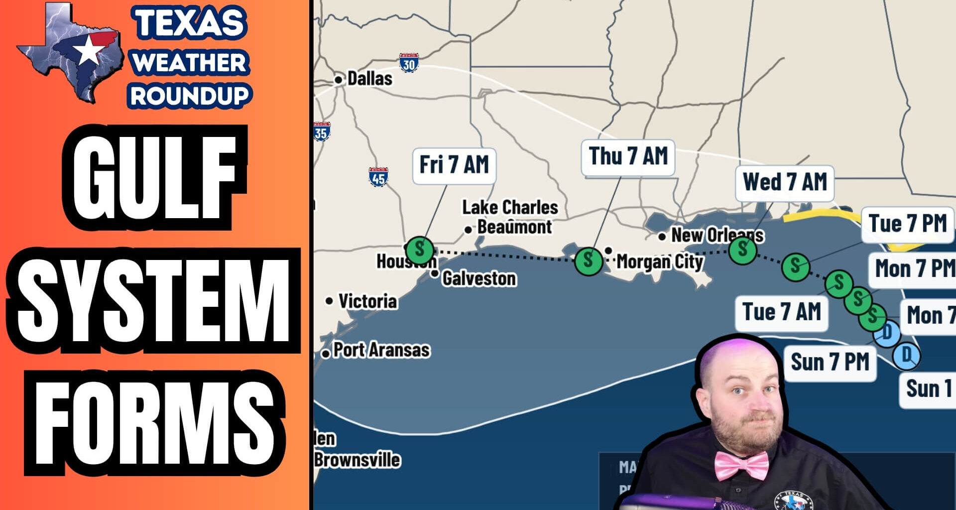 Tropical Storm Bertha Could Approach Texas Later This Week