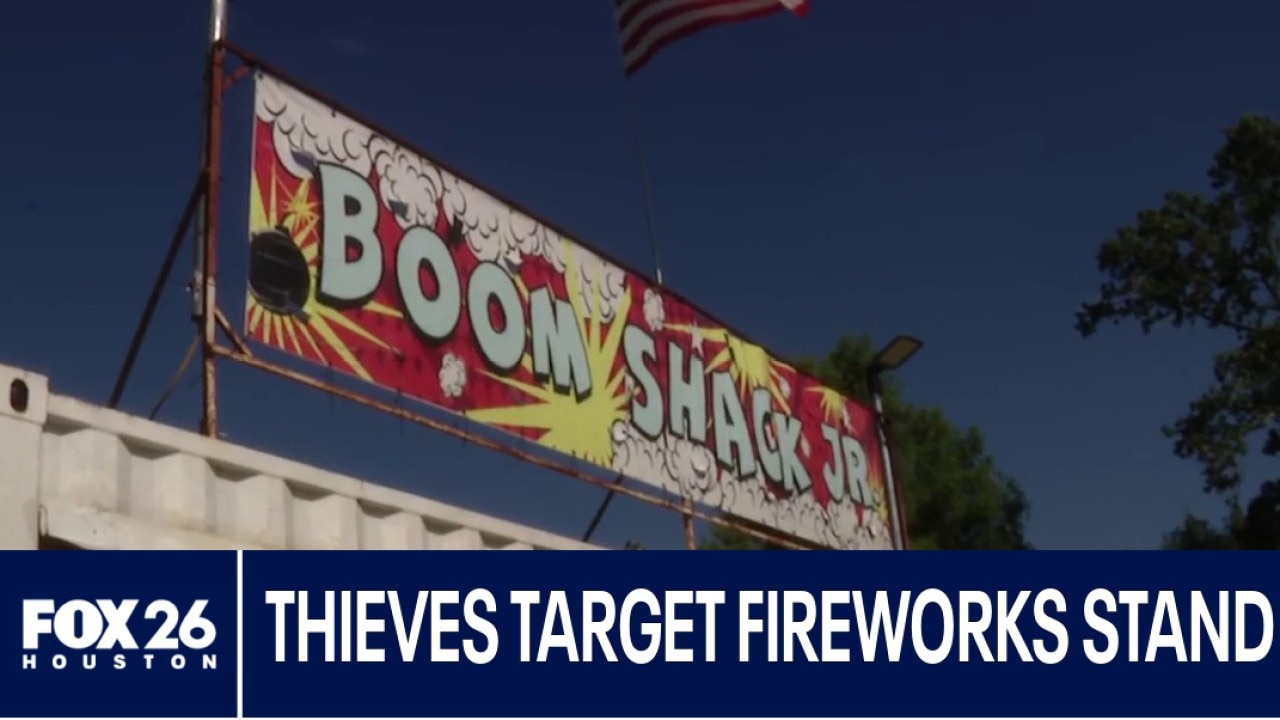 Thieves strike Huffman fireworks stand