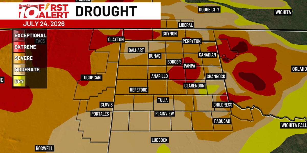 Dry-land crops disappearing as Carson County becomes driest place in Texas