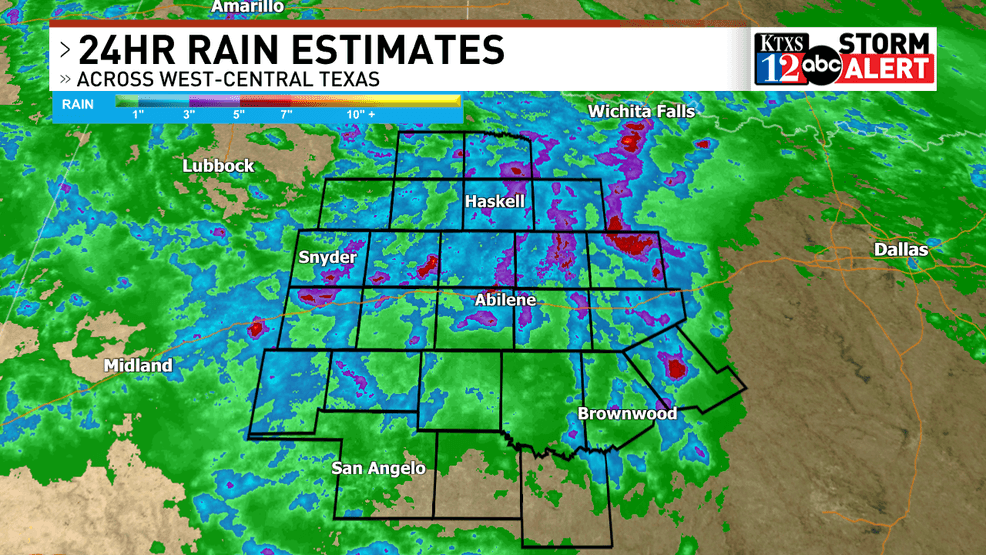1-2" of rain was fairly widespread per radar estimates