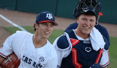 Cardinals select Texas A&M right-hander Clayton Freshcorn in 19th round of 2026 MLB Draft