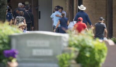 At a Houston funeral home, a community comes together to pay respects to Lorenzo Salgado Araujo