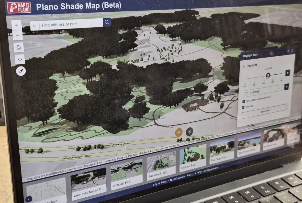 New interactive map shows shaded areas at Plano parks | Plano