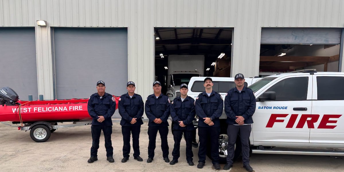 Louisiana firefighters join rescue efforts in Texas