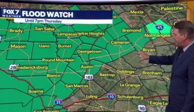 Austin weather: Flood Watch in effect through Thursday