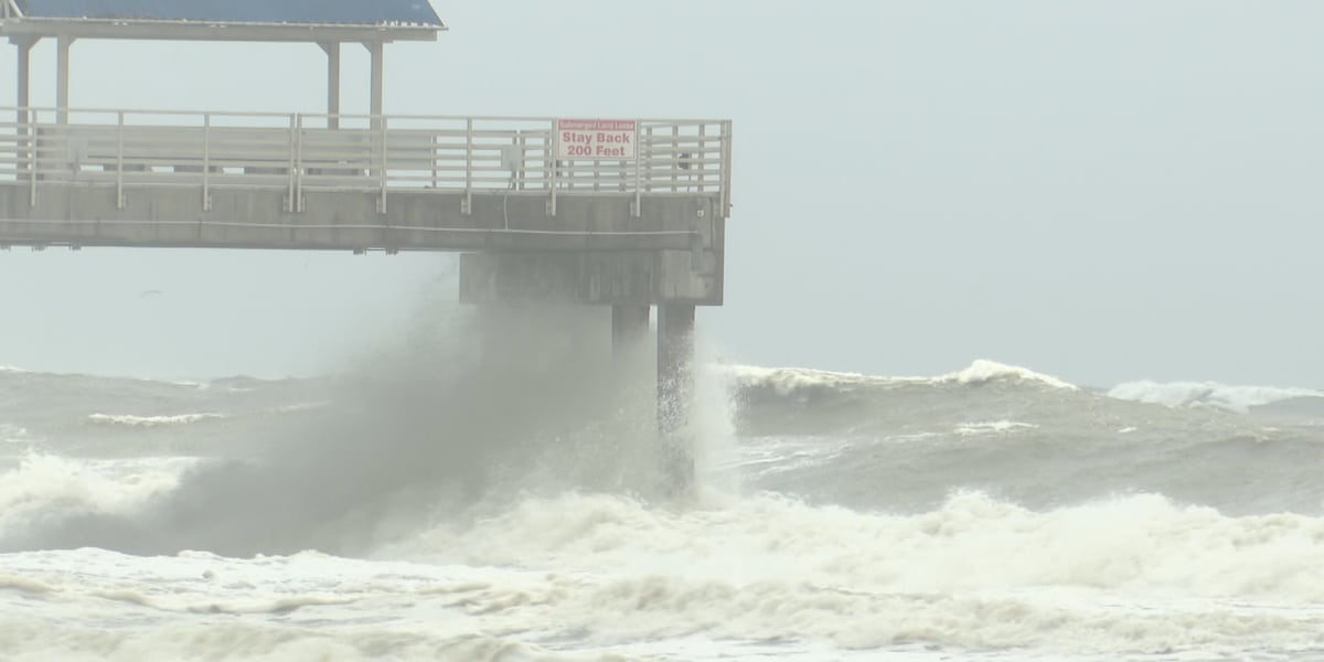 Tropical Storm Bertha makes second landfall near Texas-Louisiana state line
