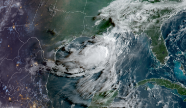 Tropical Storm Bertha makes landfall in Louisiana as it lashes Gulf Coast