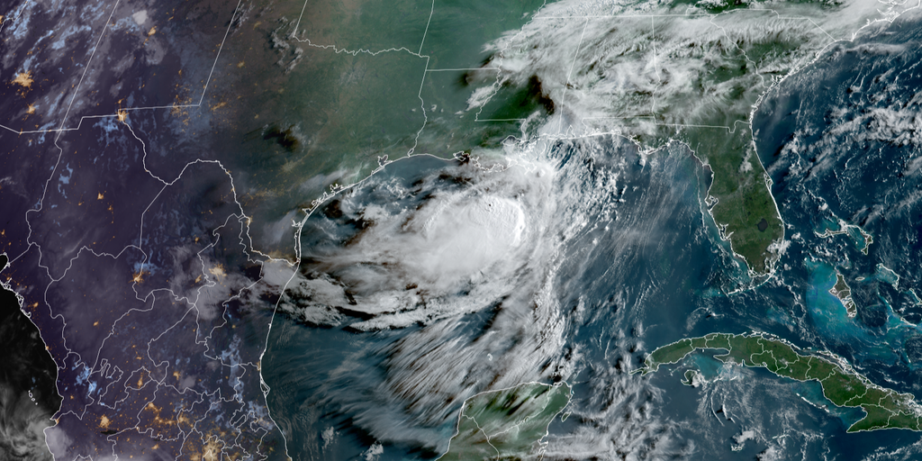 Tropical Storm Bertha makes landfall in Louisiana as it lashes Gulf Coast