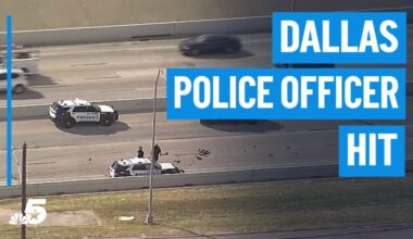 Dallas police officer hit by vehicle during a traffic stop on NB US 67 – NBC 5 Dallas-Fort Worth