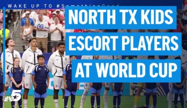 World Cup semifinal video shows North Texas kids escorting players – NBC 5 Dallas-Fort Worth