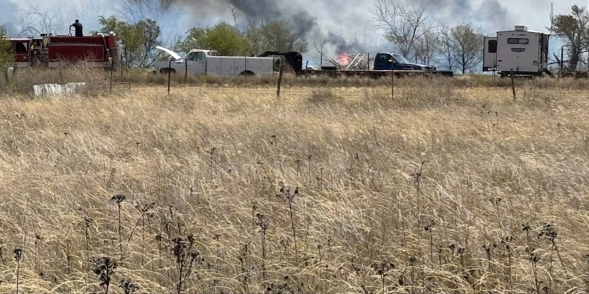 Multiple agencies on scene of fire southwest of Idalou